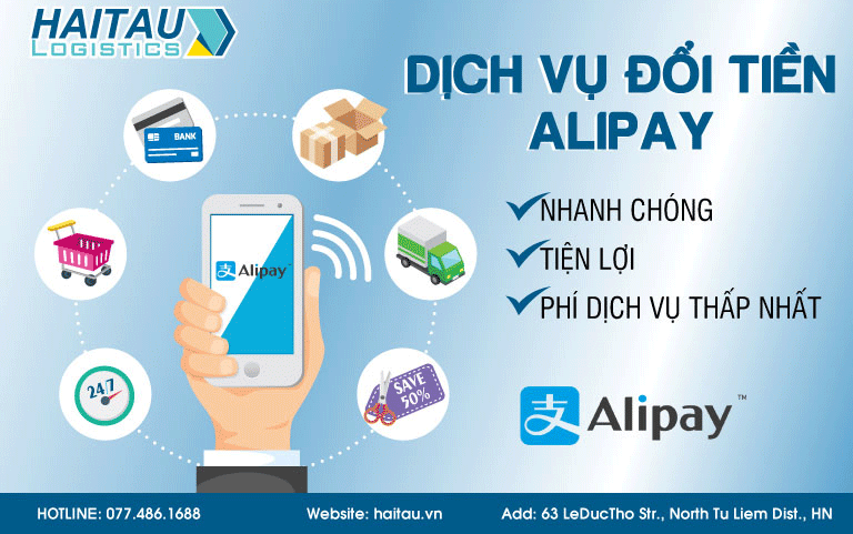 Dịch vụ đổi tiền alipay tại Hải Tàu Logistics