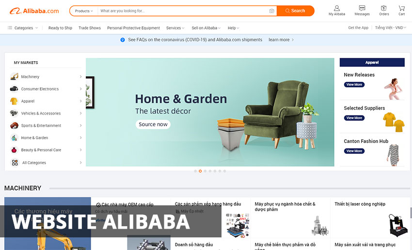 Website Alibaba - alibaba.com Website Alibaba - alibaba.com
