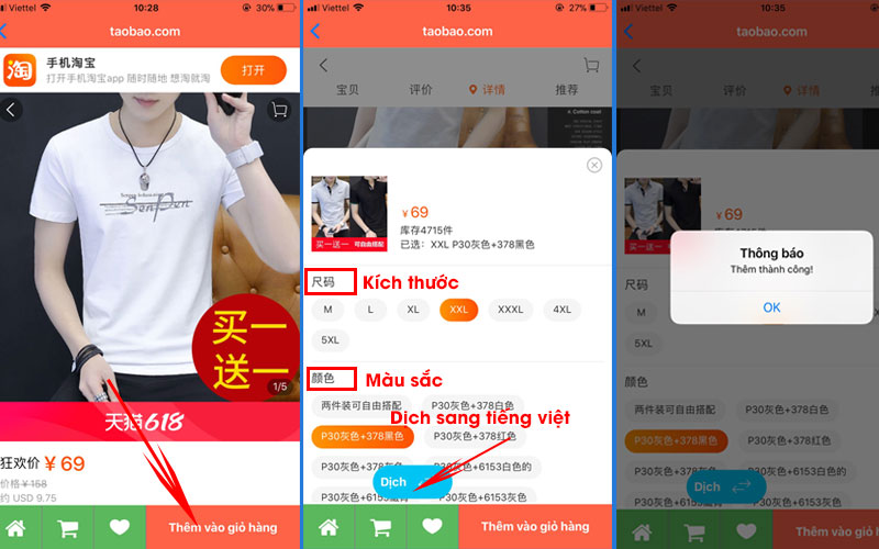 Lựa chọn sản phẩm Taobao Lựa chọn sản phẩm Taobao