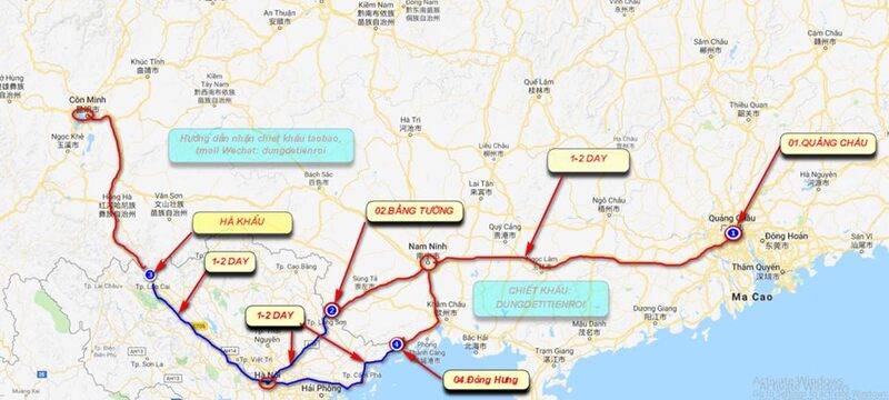 Tổng hợp các kho hàng Trung Quốc vận chuyển về Việt Nam