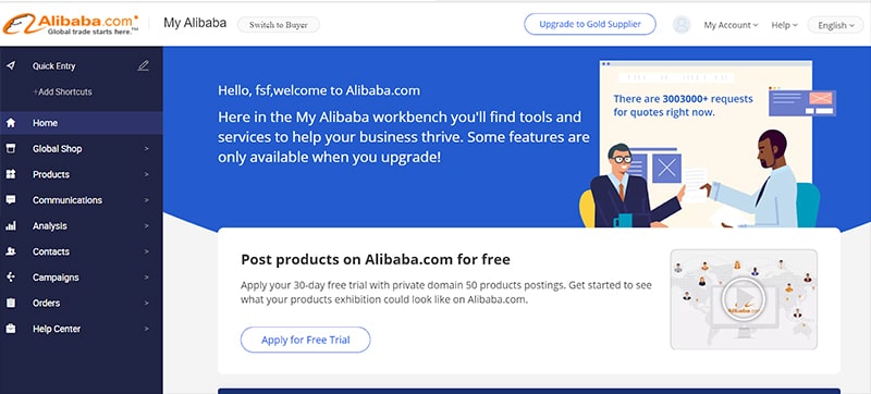 cách bán hàng trên alibaba