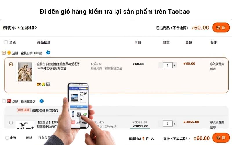 cách mua hàng trên Taobao khi không biết tiếng trung 