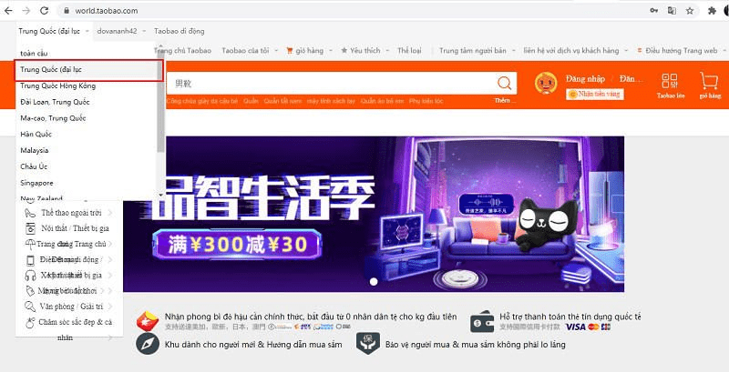 cách lấy hàng sỉ trên taobao