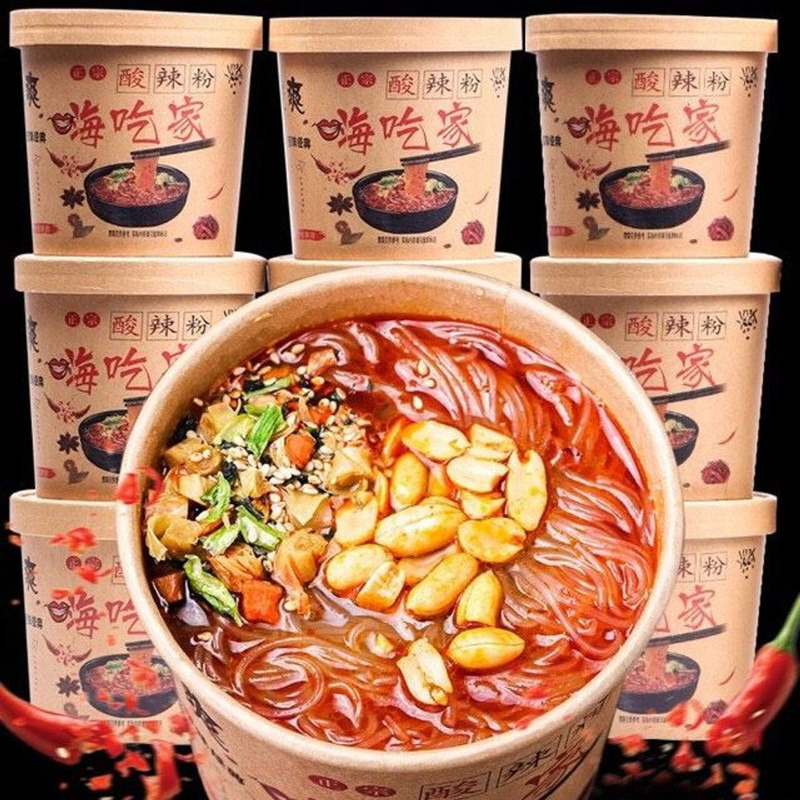 Miến Trùng Khánh: Món miến chua cay đậm đà, làm say lòng du khách.
